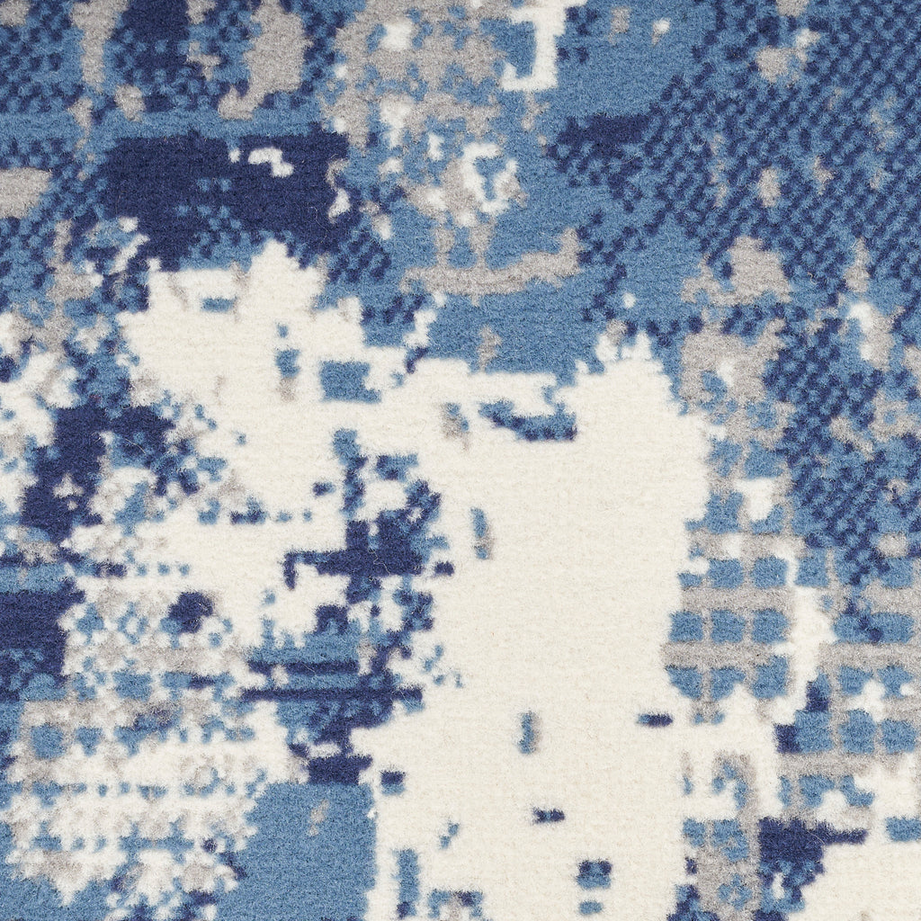 nourison grafix grf38 navy blue rug