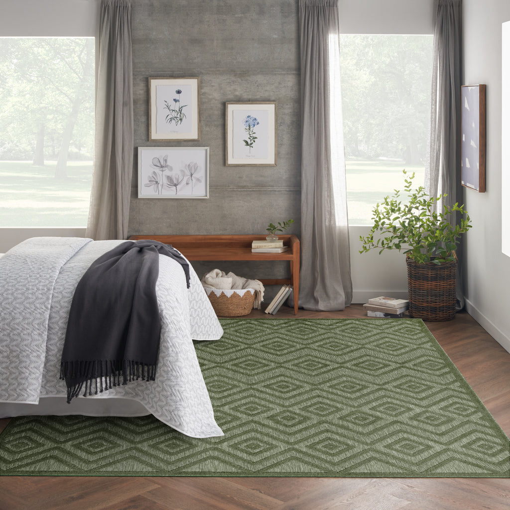 nourison versatile nrv01 green rug