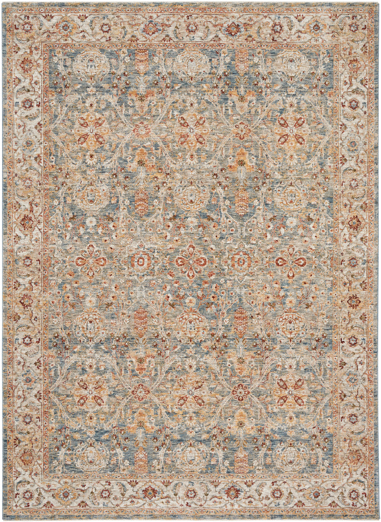 nourison sahar shr03 blue rug