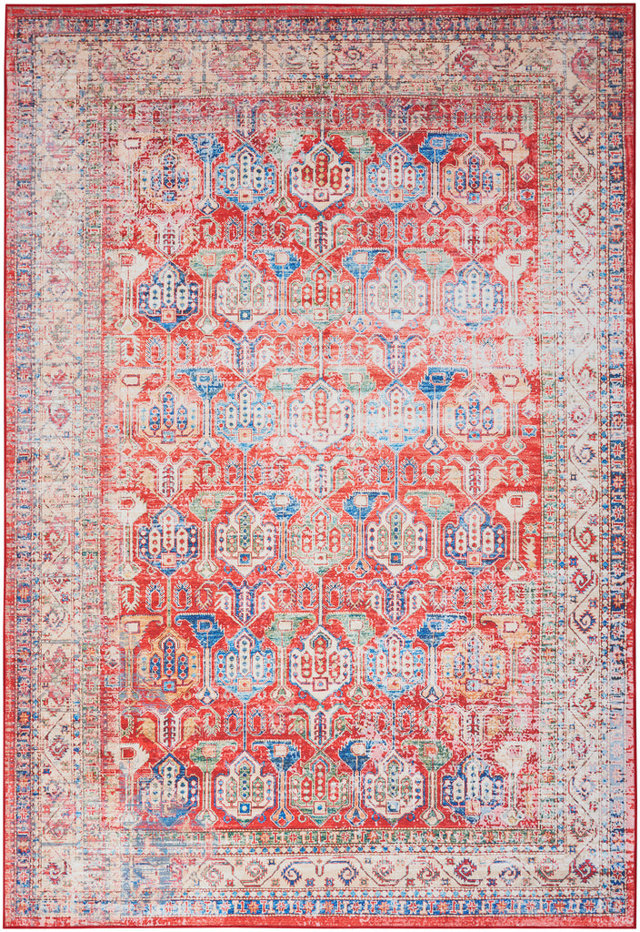 nourison fulton ful09 red rug