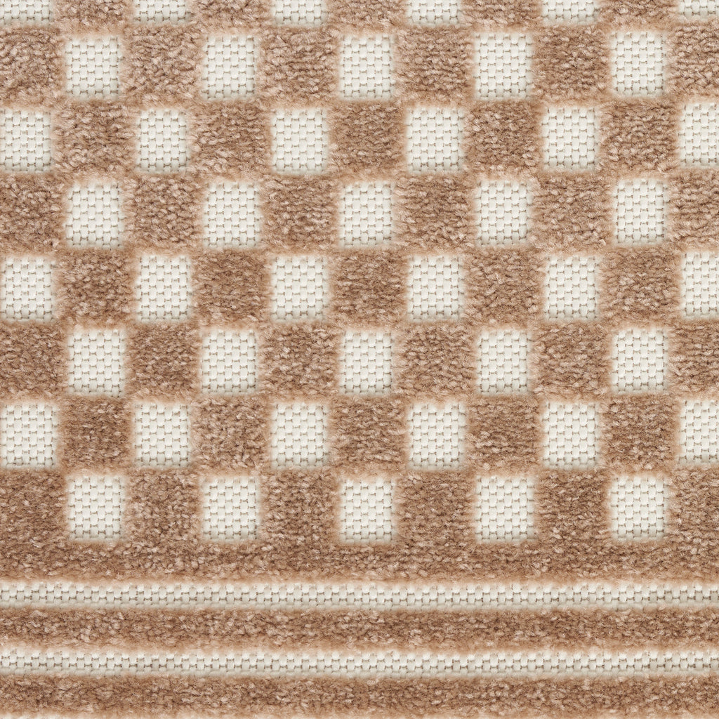 nourison care free caf02 brown rug