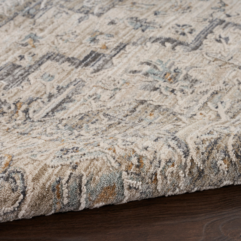 nourison lynx lnx04 ivory taupe rug