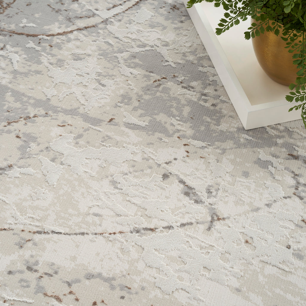 nourison desire dsr04 cream grey rug