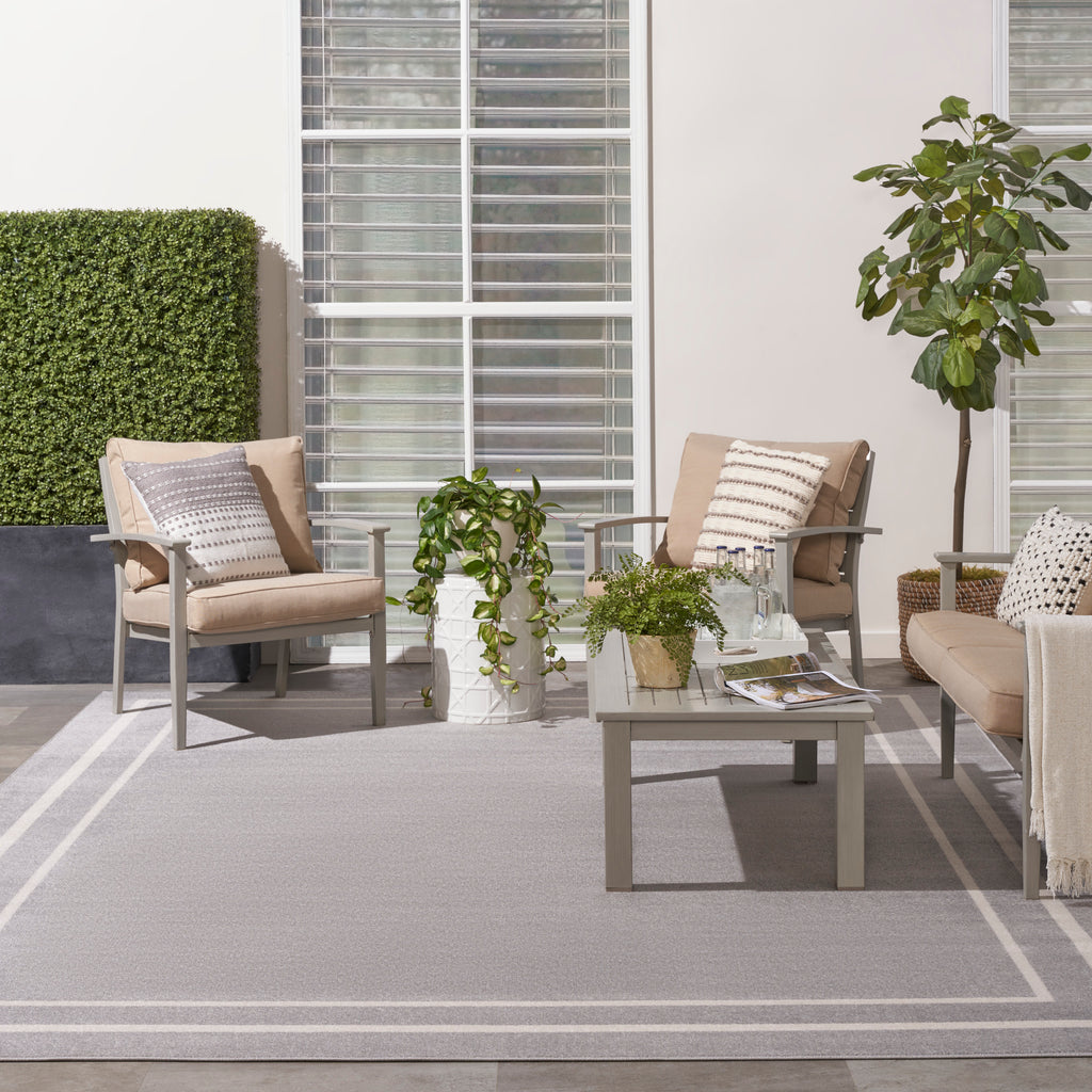 nourison nourison essentials nre02 grey ivory rug