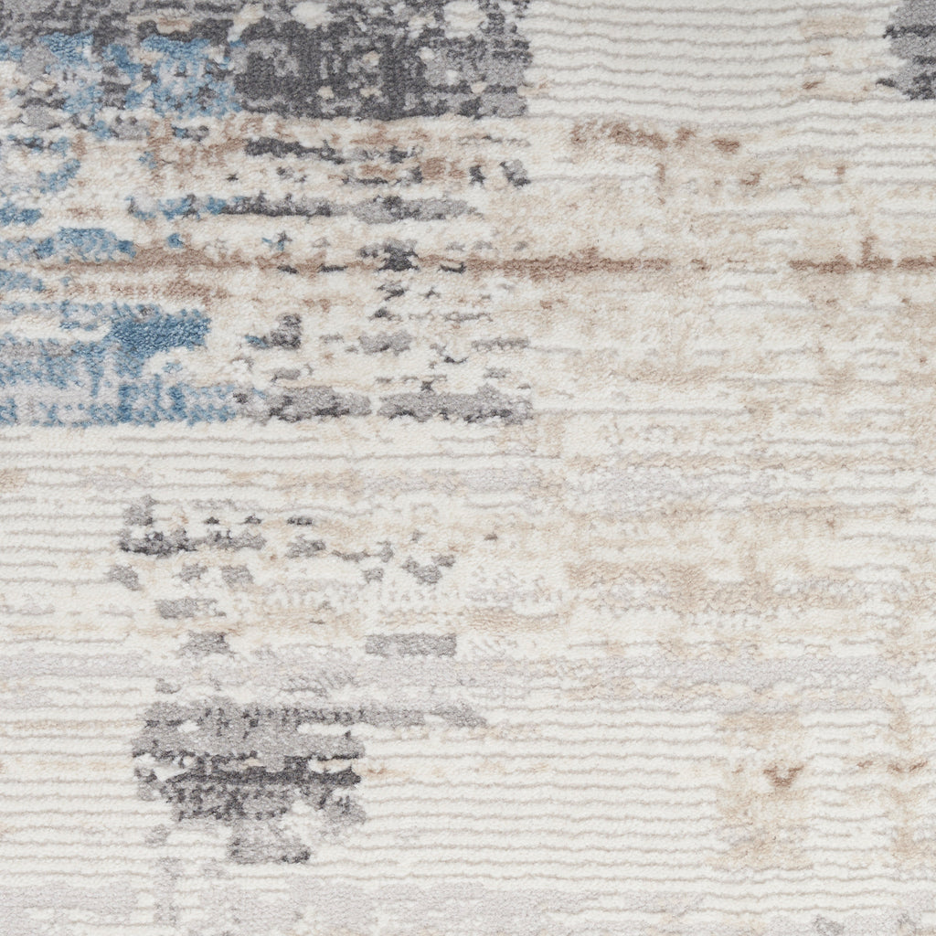 nourison ck022 infinity ifn06 ivory grey blue rug