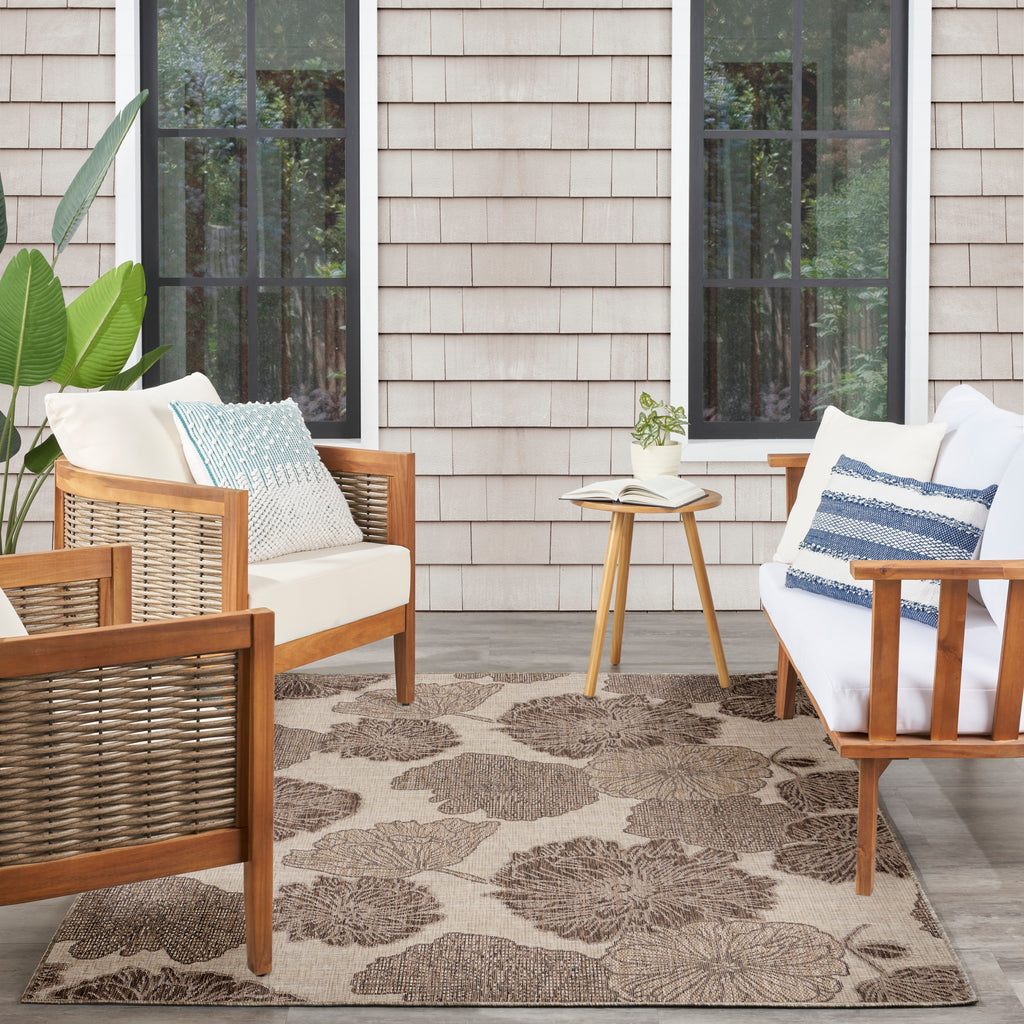 nourison garden oasis goa04 natural rug
