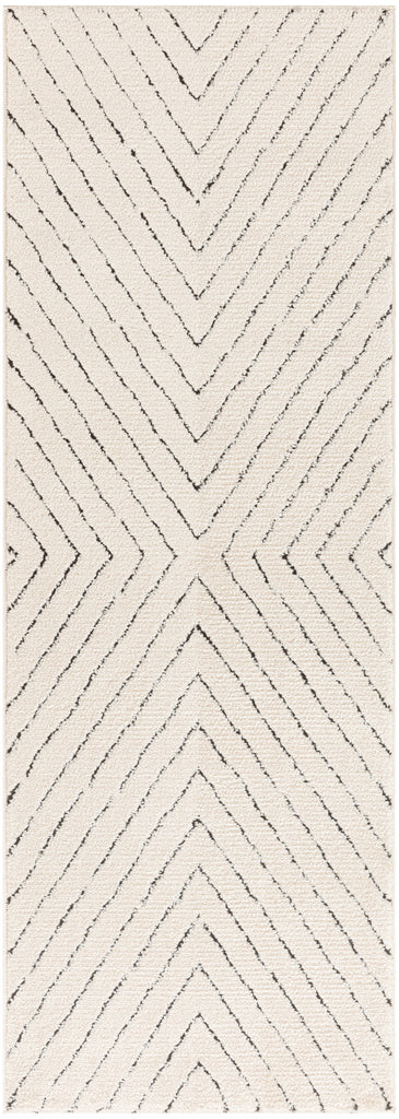 nourison modern comfort mnc01 ivory black rug