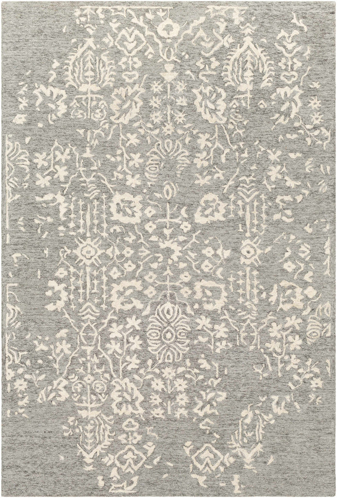 Hauteloom Virginville VRGN Charcoal Hand Tufted Wool Rug