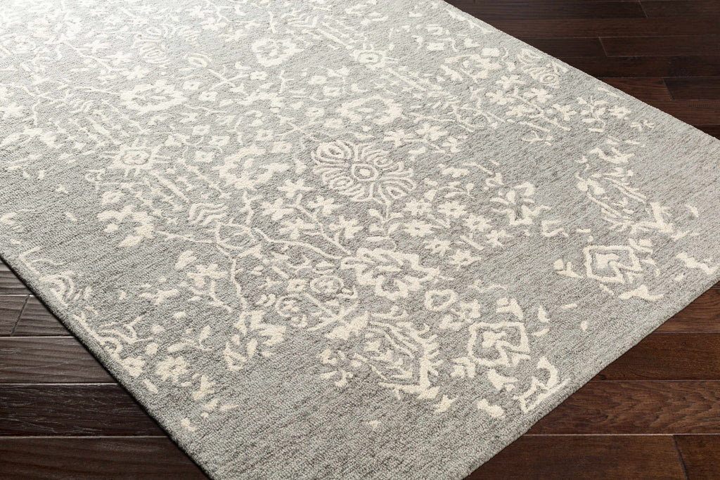 Hauteloom Virginville VRGN Charcoal Hand Tufted Wool Rug