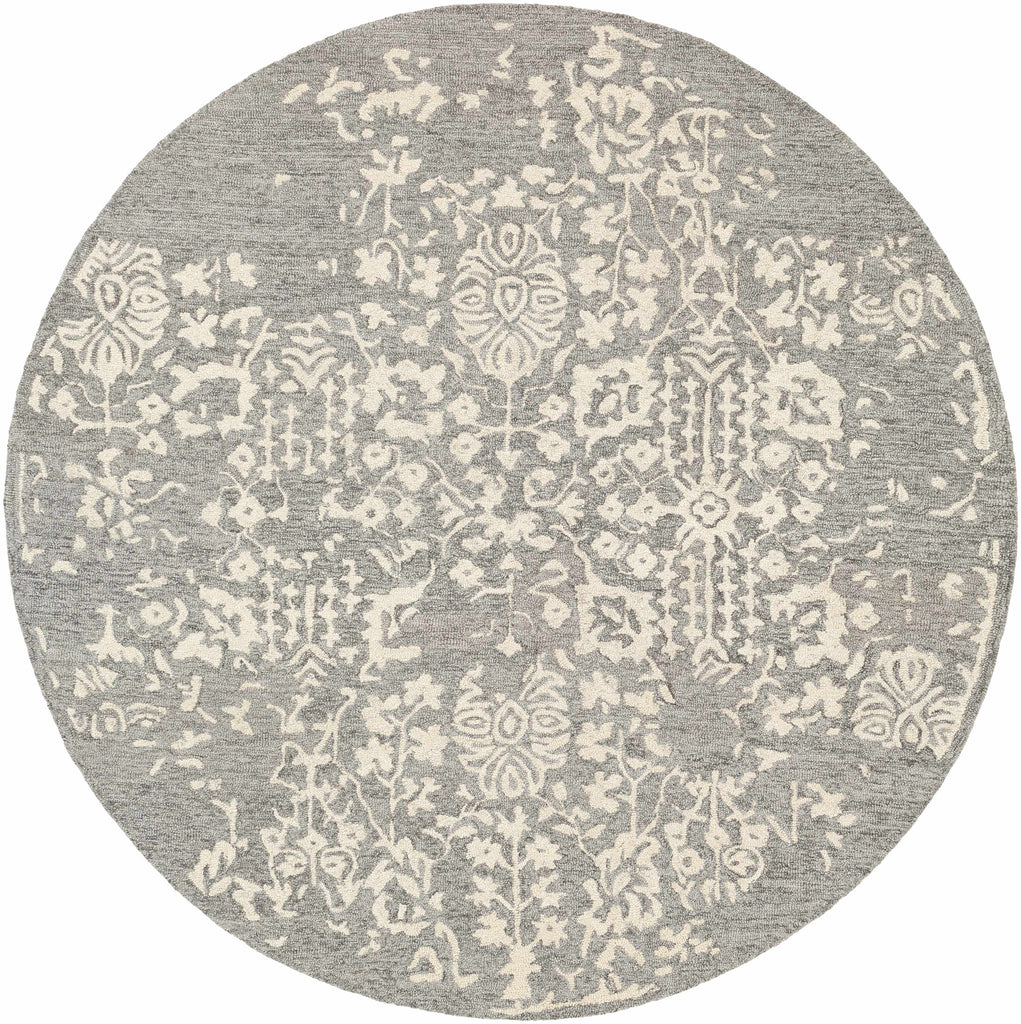 Hauteloom Virginville VRGN Charcoal Hand Tufted Wool Rug