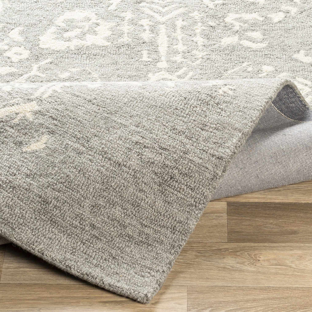 Hauteloom Virginville VRGN Charcoal Hand Tufted Wool Rug