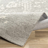 Hauteloom Virginville VRGN Charcoal Hand Tufted Wool Rug
