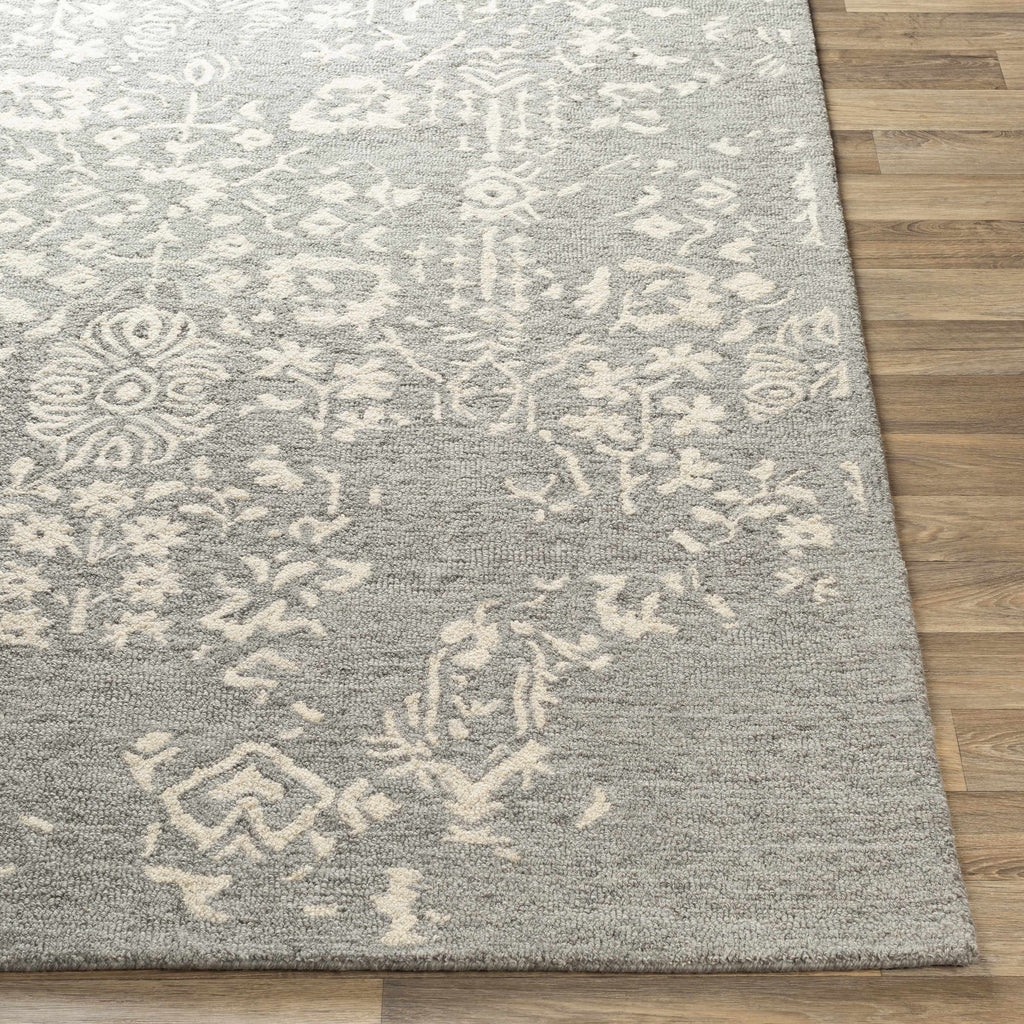 Hauteloom Virginville VRGN Charcoal Hand Tufted Wool Rug