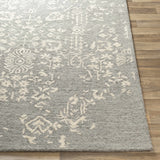 Hauteloom Virginville VRGN Charcoal Hand Tufted Wool Rug