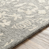 Hauteloom Virginville VRGN Charcoal Hand Tufted Wool Rug