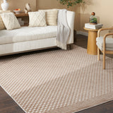 nourison care free caf02 brown rug