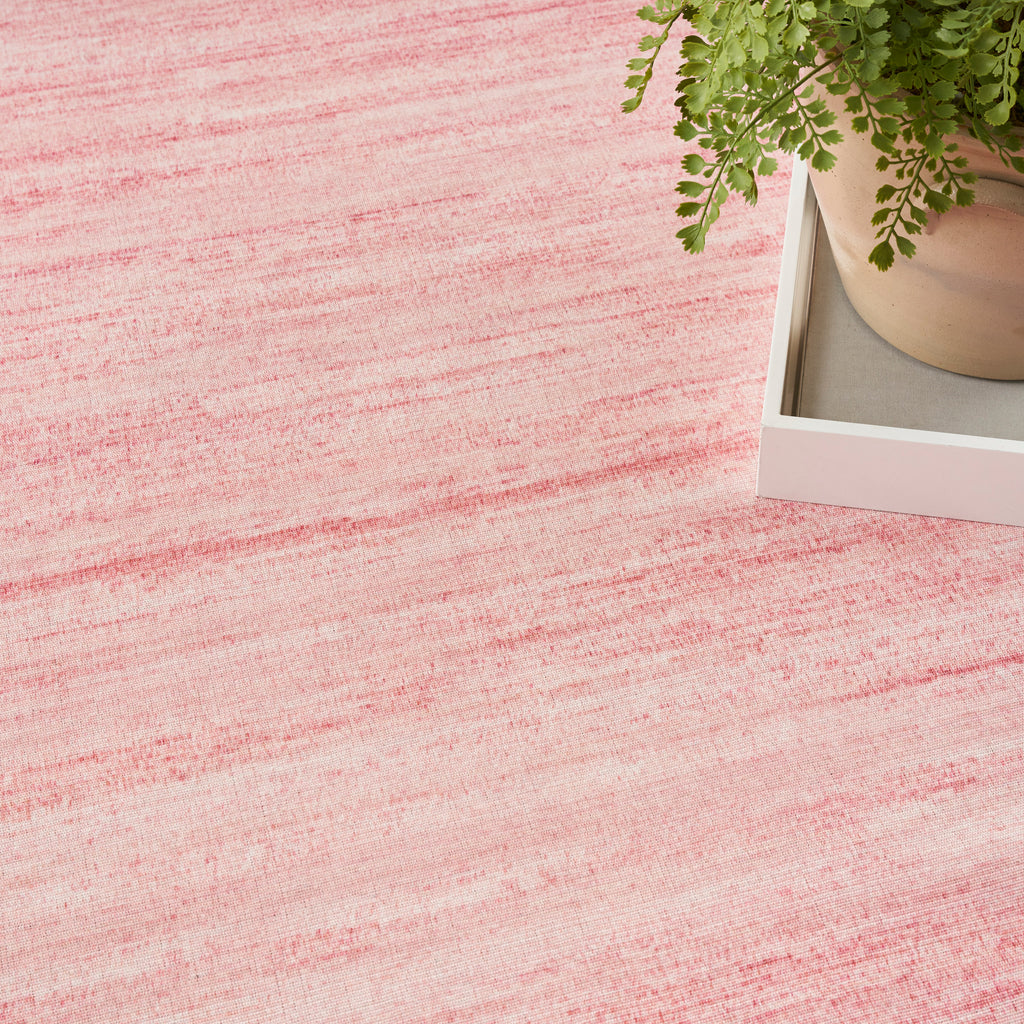 nourison washable essentials wae01 pink rug