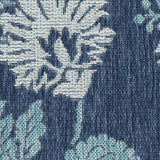 nourison garden oasis goa03 navy rug