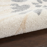 nourison passion psn17 ivory grey blue rug