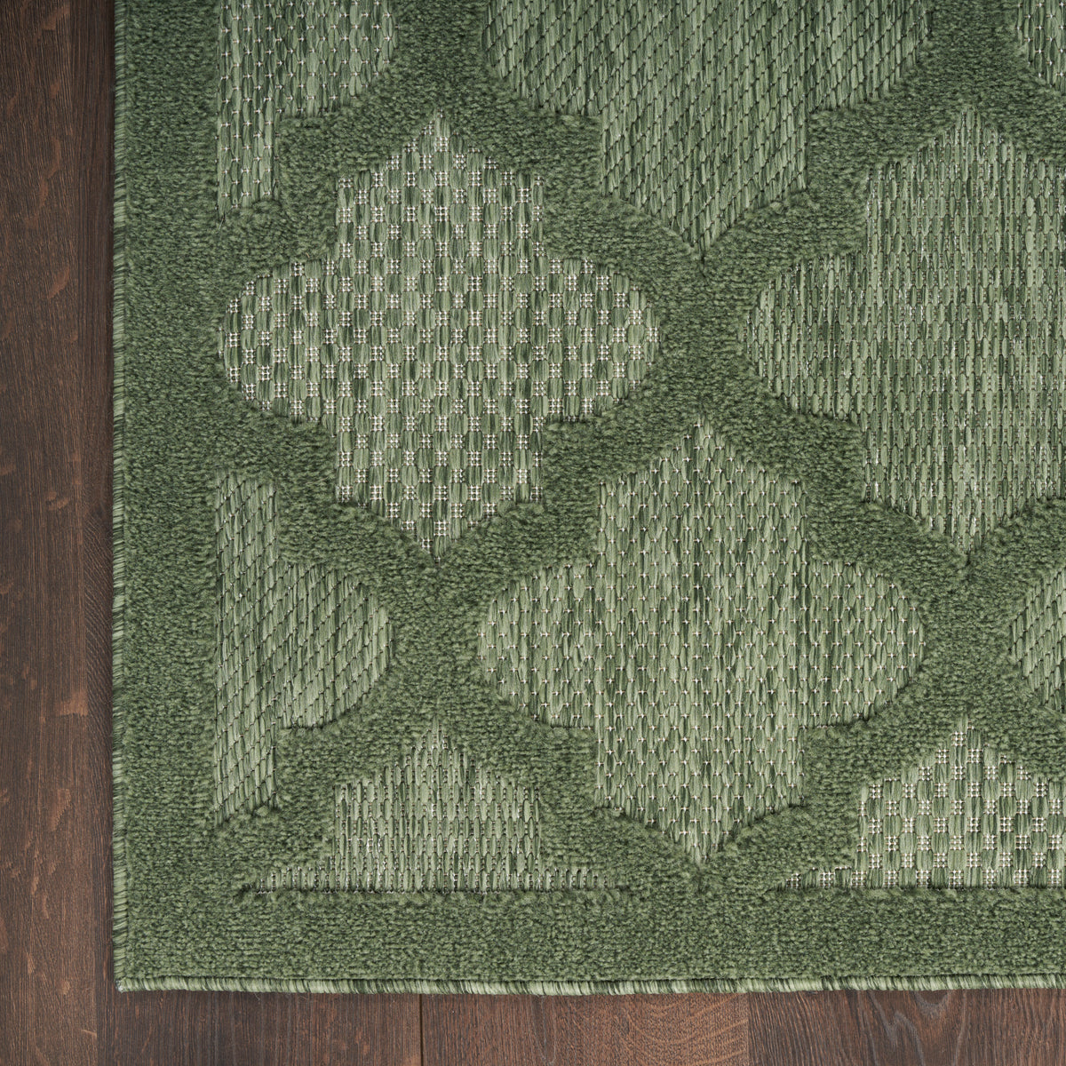 nourison easy care nes01 green rug