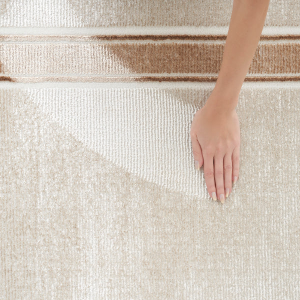 nourison glitz glz08 ivory cream rug