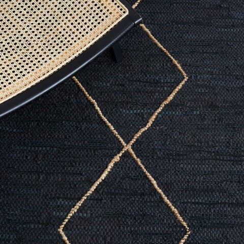 safavieh clearance vintage leather vtl801z black rug