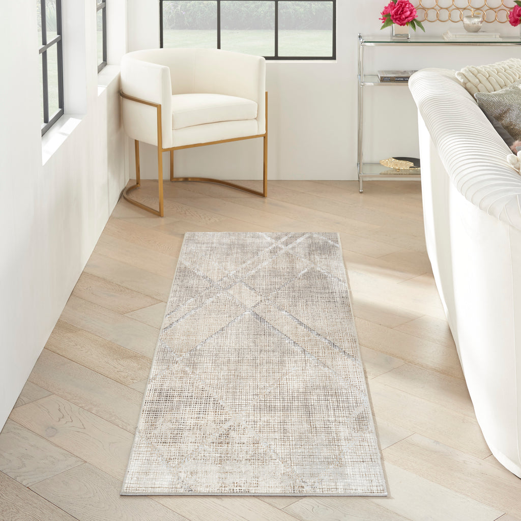 nourison iliana ili03 grey rug