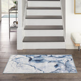 nourison daydream ddr01 ivory blue rug