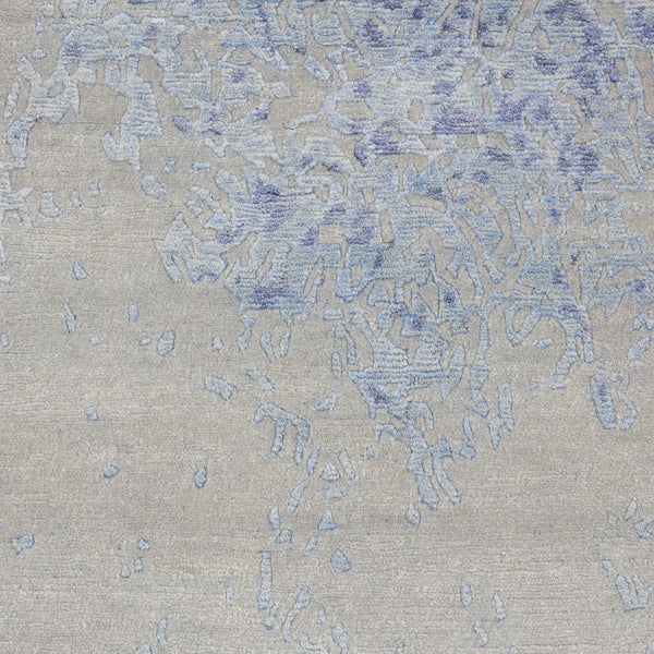 nourison silk shadows sha18 grey blue rug