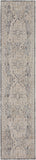 nourison lynx lnx01 ivory charcoal rug