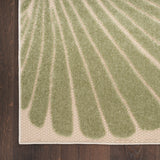 nourison aloha alh24 green yellow rug