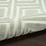 nourison care free caf03 green rug
