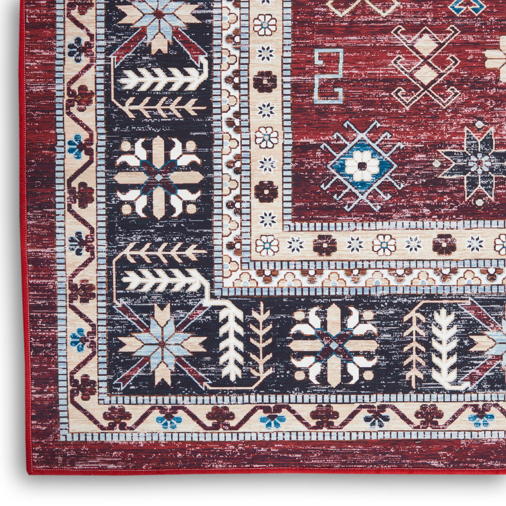 nourison fulton ful03 red rug
