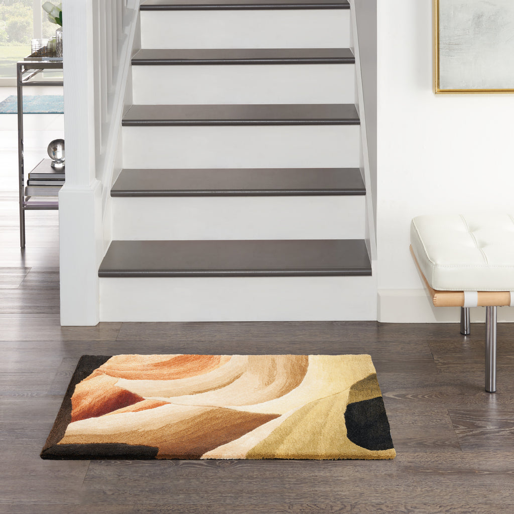 nourison prismatic prs38 multicolor rug