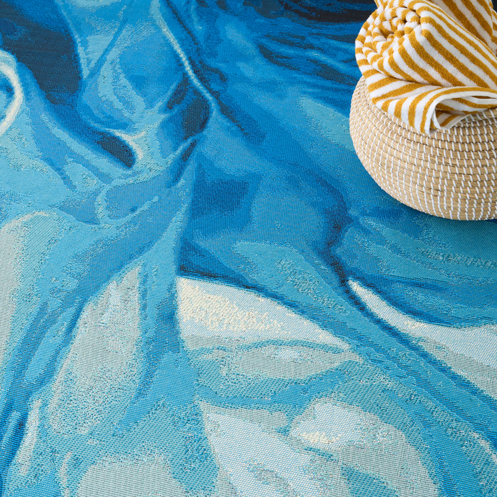 nourison color splash csp09 blue ivory rug