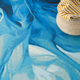 nourison color splash csp09 blue ivory rug