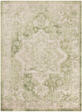 nourison astra machine washable asw12 ivory green rug