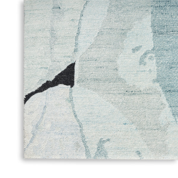 nourison silk shadows sha25 blue pink rug
