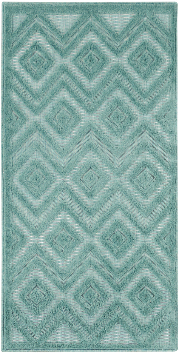 nourison versatile nrv01 aqua teal rug