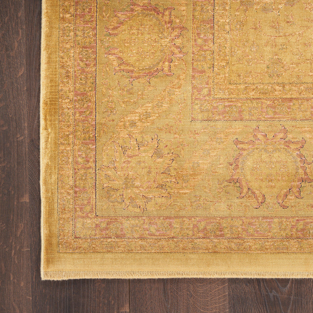 nourison luxurious lrs02 gold rug