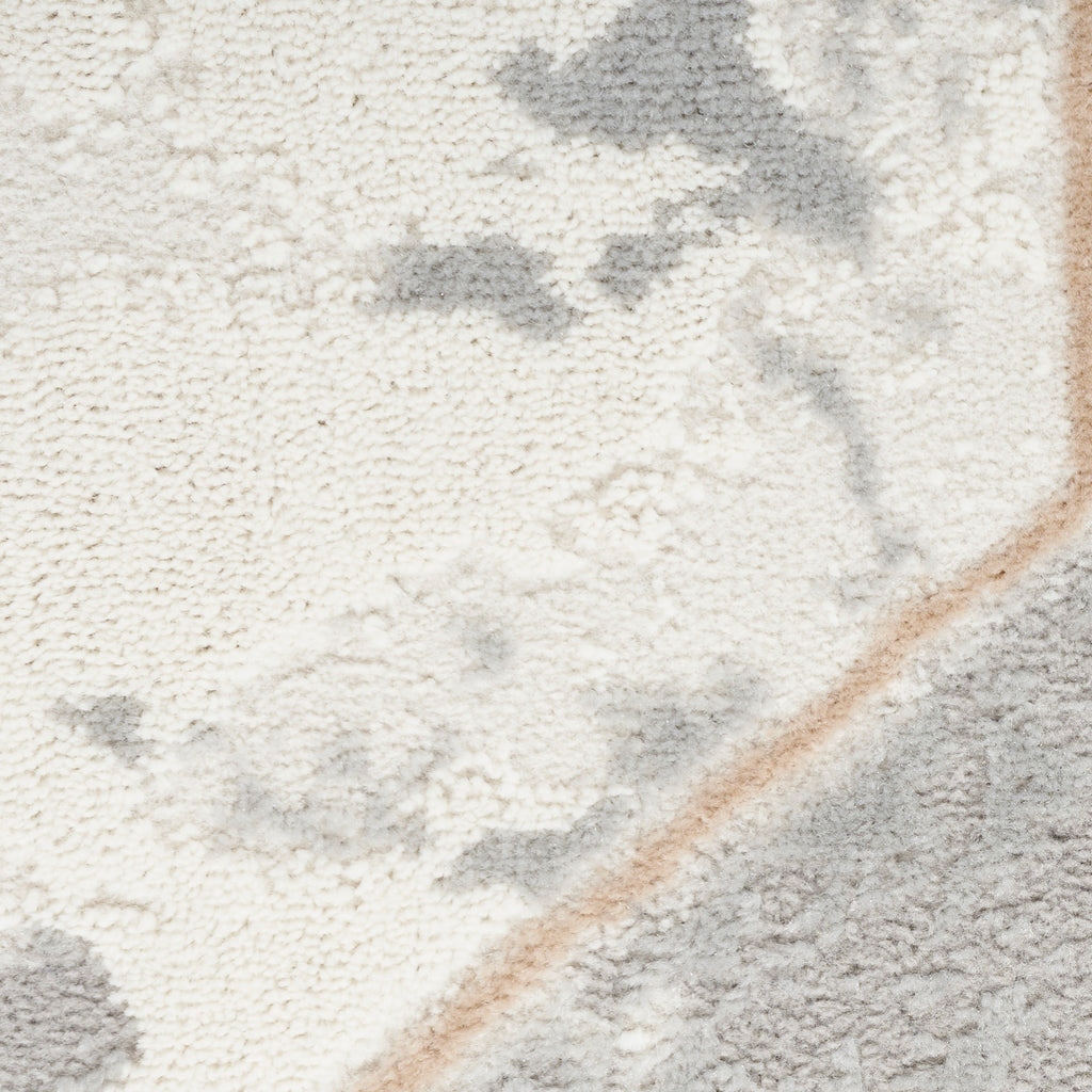 nourison elation etn11 ivory grey rug