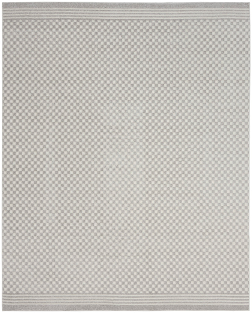 nourison care free caf02 light grey rug