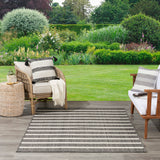 nourison positano pos03 charcoal ivory rug