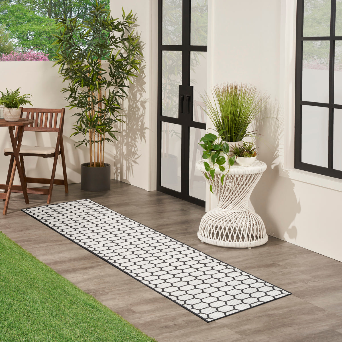 nourison twist reversible tws01 black rug