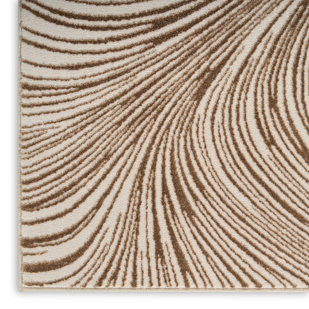 nourison central park west cep02 beige brown rug