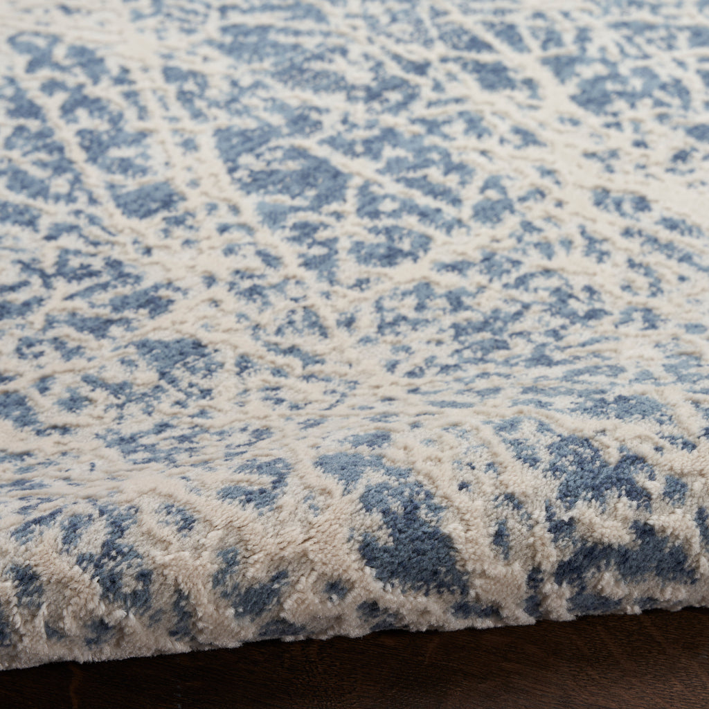 nourison exhale exl02 navy ivory rug