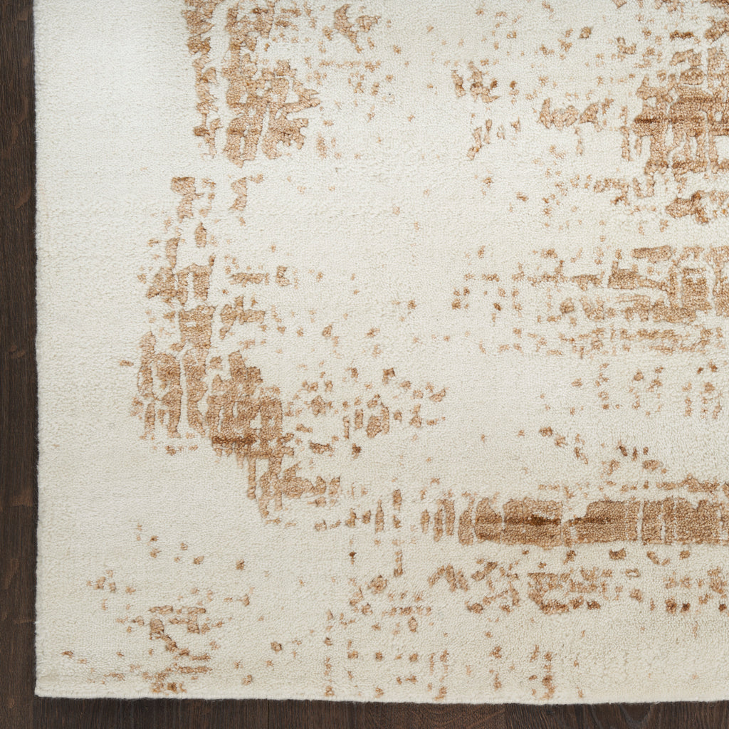 nourison harmony hay01 ivory gold rug
