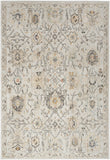 nourison oushak home ous01 grey rug