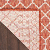 nourison positano pos02 terracotta rug