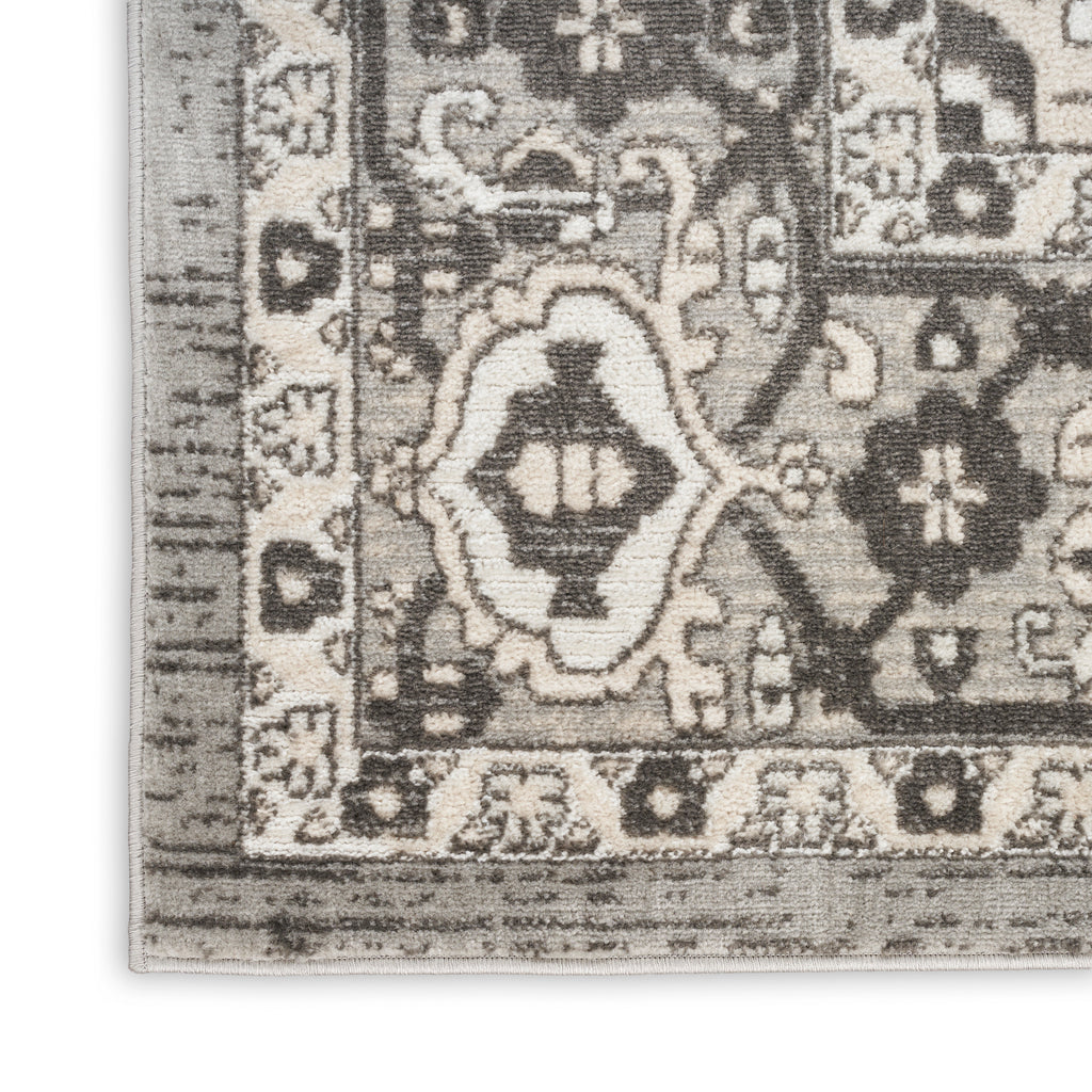 nourison quarry qua05 grey rug